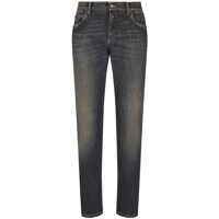 Blugi Dolce & Gabbana Blue Cotton Denim Jeans Barbati
