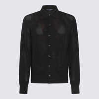 Camasi Dolce & Gabbana Black Cotton Shirt Barbati