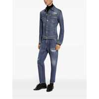 Blugi Dolce & Gabbana pentru Barbati - Blugi Dolce & Gabbana Blue Jeans With Rear Logo Detail In Denim Man BLUE Barbati (BM 18007662) - B-mall.ro