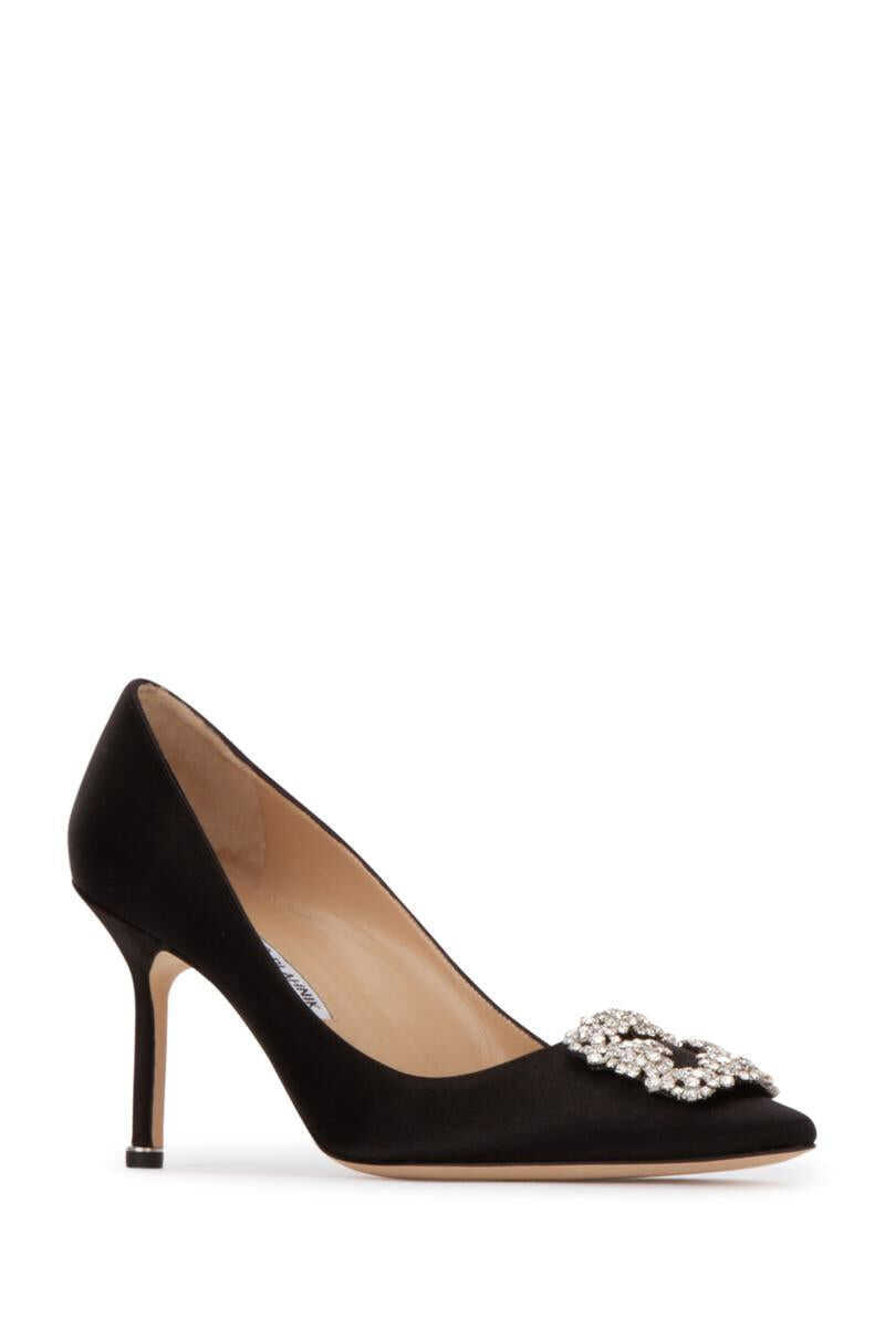 Pantofi cu toc Manolo Blahnik Manolo Blahnik Heeled Shoes Black Femei (BM 18007707) 2