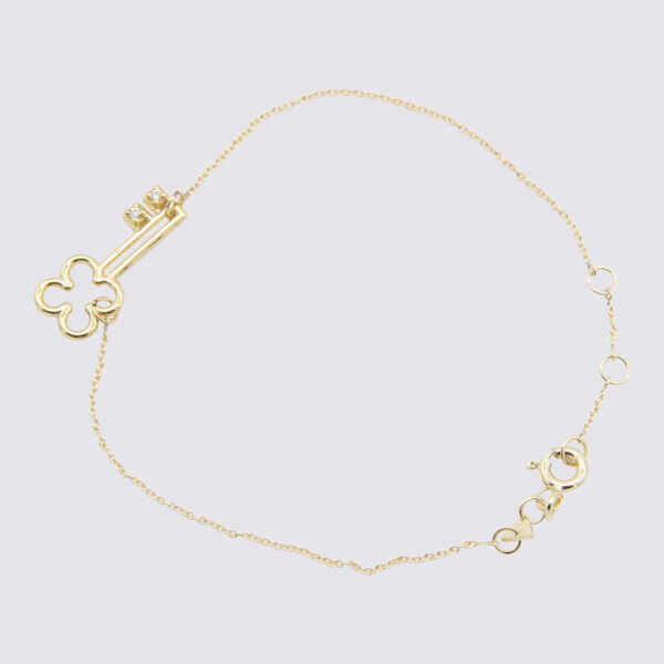 Bijuterii ALITA Alita Gold Tone Llavecita Bracelets GOLD Femei (BM 18007785) 1