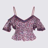 Topuri Isabel Marant Étoile Multicolour Cotton Shirt Femei
