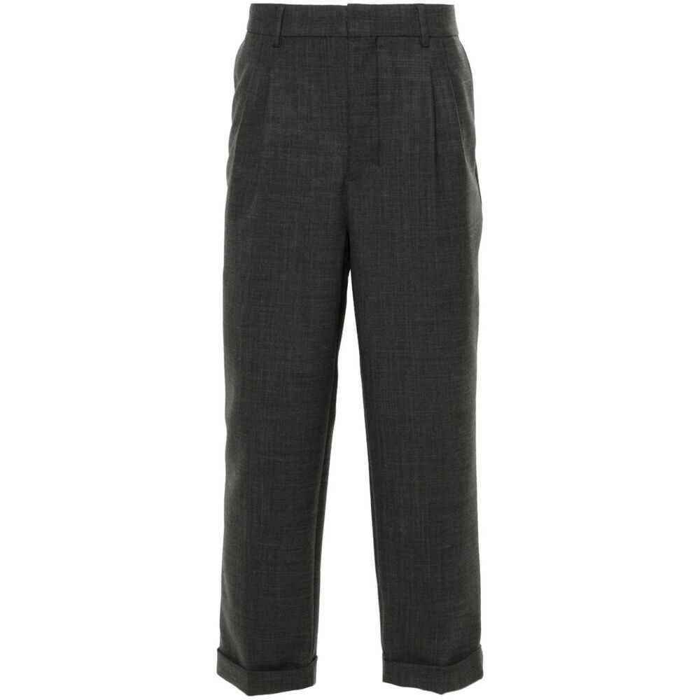 Pantaloni AMI Paris AMI Paris Grey Wool Pants GREY Barbati (BM 18007953) 1