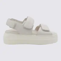 Pantofi cu toc Hogan White Sandal Femei