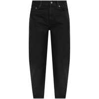 Blugi Ganni Black Cotton Denim Jeans Femei