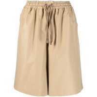 Pantaloni Maison Kitsuné Beige Cotton Blend Shorts Barbati