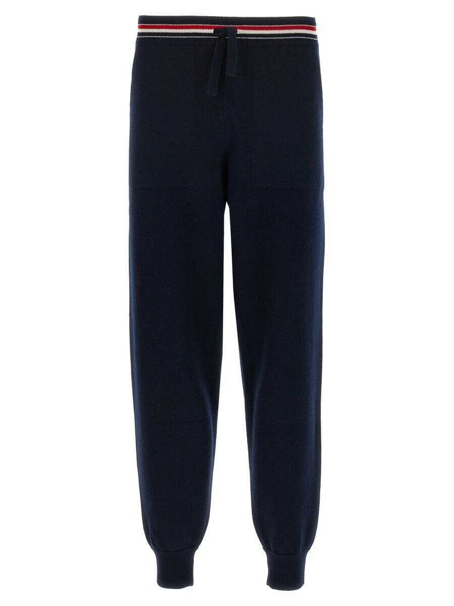 Pantaloni Thom Browne Thom Browne Rwb Joggers BLUE Barbati (BM 18009138) 1