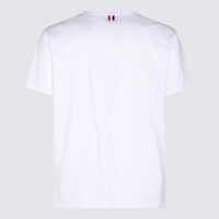 Tricouri Polo Thom Browne T-Shirt E Polo Bianco Barbati