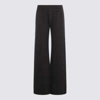 Pantaloni casual Off-White Black Cotton Track Pants Femei
