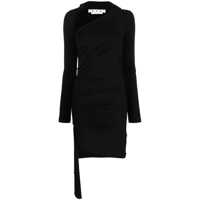 Rochii Off-White Black Viscose Stretch Dress Femei