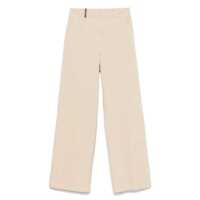 Pantaloni casual Peserico Beige Cotton Trousers Femei