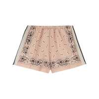Pantaloni casual Palm Angels Pink Linen Shorts Femei