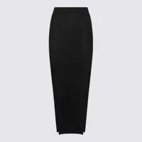 Fuste Rick Owens Black Wool Skirt Femei