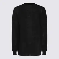Pulovere Rick Owens Black Wool Knitwear Barbati