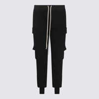 Pantaloni Rick Owens Black Cotton Pants Barbati