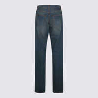 Blugi Maison Margiela Dama - Blugi Maison Margiela Maison Margiela Dark Blue Cotton Denim Jeans AMERICAN CLASSIC Femei (BM 18010350) - B-mall.ro