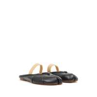 Balerini Maison Margiela Dama - Balerini Maison Margiela Maison Margiela White Mule Tabi Leather Flats IVORY/NUDE Femei (BM 18010452) - B-mall.ro