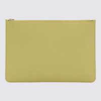 Genti de mana Maison Margiela Ywllow Leather Pouch Barbati