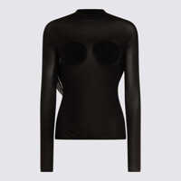 Topuri Jean Paul Gaultier Black Viscose Top Femei
