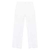 Pantaloni casual Marine Serre Wide Leg Pant In Regenerated Household Linen Clothing Femei