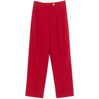 Pantaloni casual Tommy Hilfiger Sofia Richie Grainge X Tommy Hilfiger - Viscose Trousers Femei