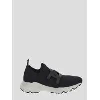 Sneakers Sneakers In Stretch Technical Mesh, With Leather Chain Accessory, Gros Grain Details And Macro Rubber Sole Femei