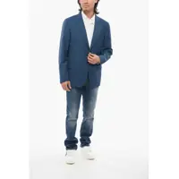 Sacouri elegante pentru Barbati - Sacouri elegante CORNELIANI Cc Collection Pistriped Suit With Peak Lapel Blue Barbati (BM 18013255) - B-mall.ro