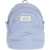 Maison Margiela Mm11 Quilted Leather Glam Slam Backpack With Shoulder Strap Light Blue