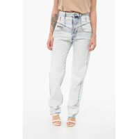 Blugi skinny Slim Fit Noemie Denims With Raw-Cut Details 23Cm Femei