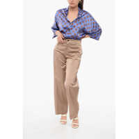 Imbracaminte BerWich Dama - Pantaloni casual BerWich Cropped Wide-Leg Pants Beige Femei (BM 18013339) - B-mall.ro