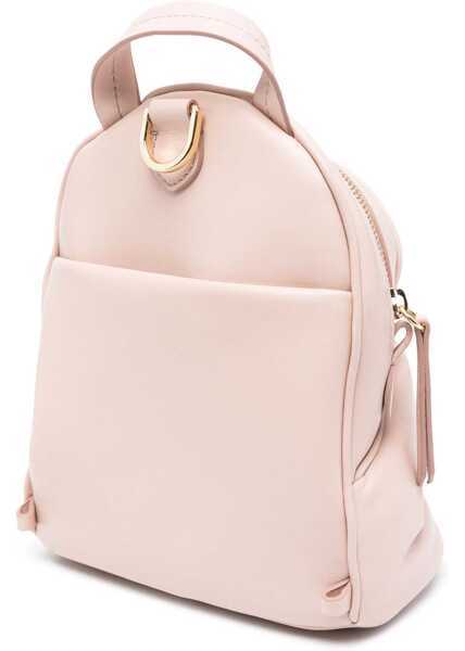 Rucsacuri Maison Margiela Mm11 Quilted Leather Glam Slam Backpack With Shoulder Strap Pink Femei (BM 18013345) 3