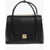 Maison Margiela Canvas And Leather Tote Bag With Adjustable Shoulder Strap Black