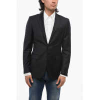 Sacouri Trend Virgin Wool Blazer With Flap Pockets Barbati