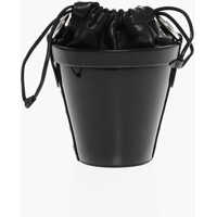 Genti de umar Patent Leather Bucket Bag With Adjustable Shoulder Strap Barbati
