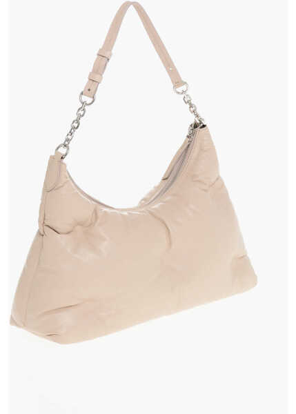 Genti de umar Maison Margiela Mm11 Quilted Leather Glam Slam Hobo Bag Pink Barbati (BM 18013603) 2