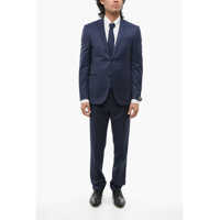 Costume Dotted Cerimonia Academy Suit With Peak Lapel Barbati