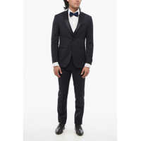 Costume Code Virgin Wool 3 Piece Suit With Peak Lapel Barbati