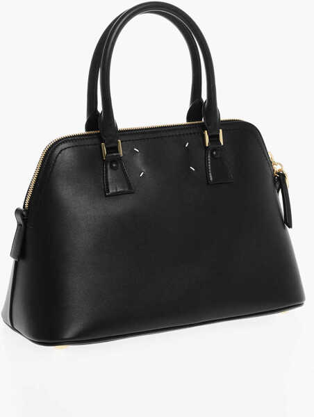 Genti de umar Maison Margiela Mm11 Leather 5Ac Tote Bag With Removable Shoulder Strap Black Barbati (BM 18013873) 2