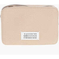 Genti tip postas Mm11 Textured Leather 5A Crossbody Bag With Canvas Detail Femei