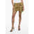 DSQUARED2 Sexy Cotton Cargo Miniskirt Green