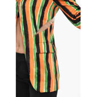 Imbracaminte Dama pagina 407 - Sacouri DSQUARED2 Striped Blazer With Flap Pocket And Cut Out Details Multicolor Femei (BM 18013957) - B-mall.ro