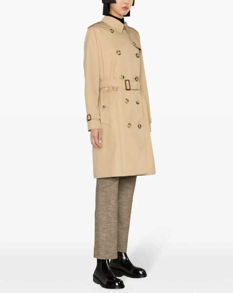 Paltoane Burberry Heritage Kensington Trench Coat YELLOW Femei (BM 18014128) 4