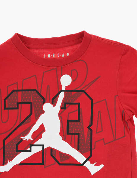 Tricouri Nike Air Jordan Crew-Neck T-Shirt And Shorts Set With Printed Log Black Baieti (BM 18014185) 3