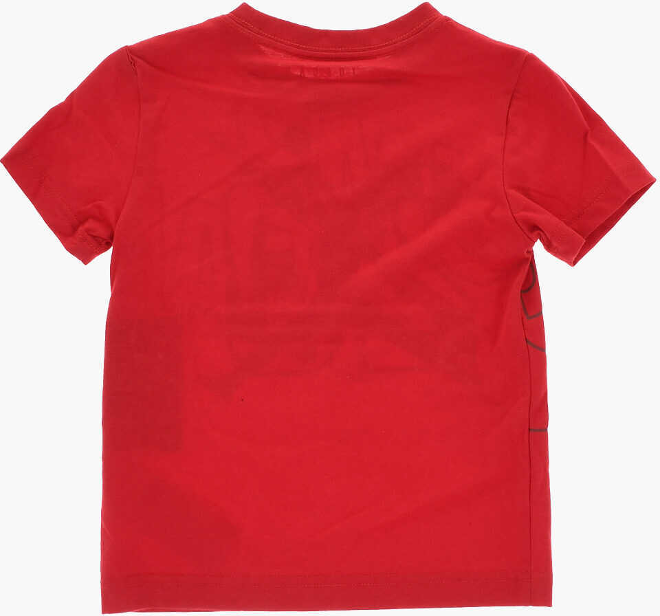 Tricouri Nike Air Jordan Crew-Neck T-Shirt And Shorts Set With Printed Log Black Baieti (BM 18014185) 4