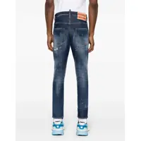 Blugi drepti DSQUARED2 pentru Barbati - Blugi drepti DSQUARED2 Vintage Effect Regular Fit Jeans Blue Barbati (BM 18014194) - B-mall.ro