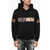 DSQUARED2 Cotton Hoodie With Embossed Logo Black