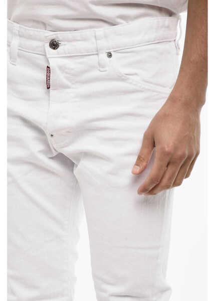 Blugi drepti DSQUARED2 White Bull Light Wash Jeans White Barbati (BM 18014374) 3