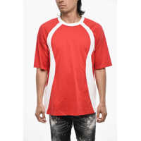 Tricouri Two-Tone Cotton Crew-Neck T-Shirt Barbati