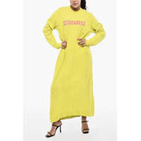Rochii lungi Sweat Maxi Dress With Contrast Logo Femei