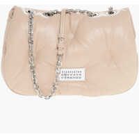 Genti de umar Mm11 Quilted Leather Glam Slam Shoulder Bag With Chain Handl Barbati